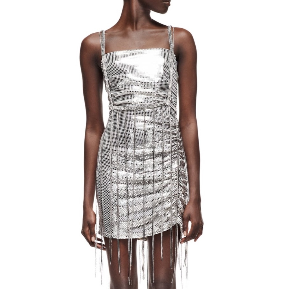 Zara sequin dress